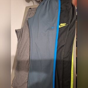 Nike Mens' Gray and Black Plus Size Pants Lot, Size 2xl